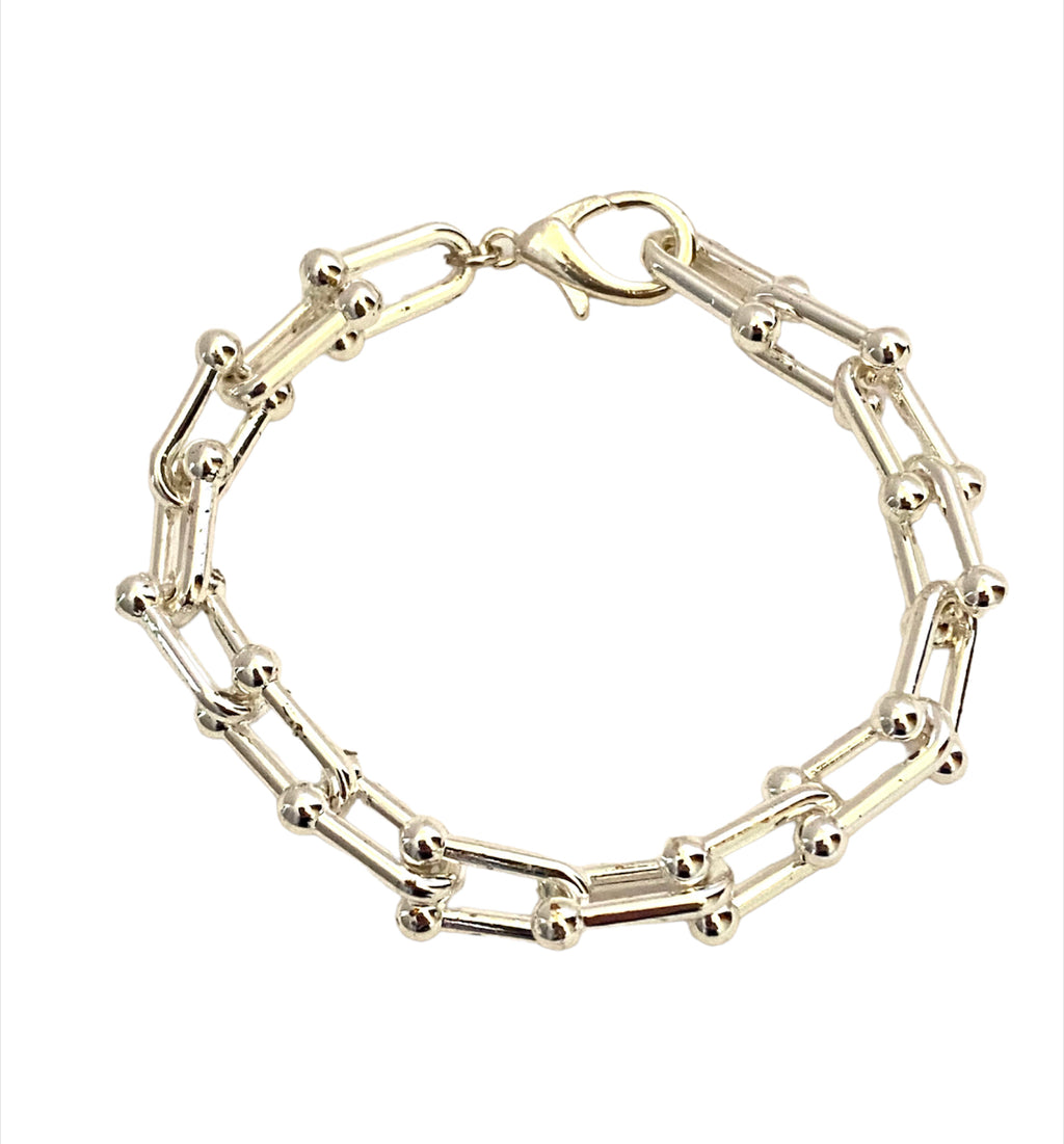 Silver Hardware bracelet - RobynRhodes