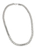 Everyday Stella Necklace: Stainless steel, 1/4" wide flat curb chain. Wear in the shower or at the beach. Versatile and never needs to be taken off