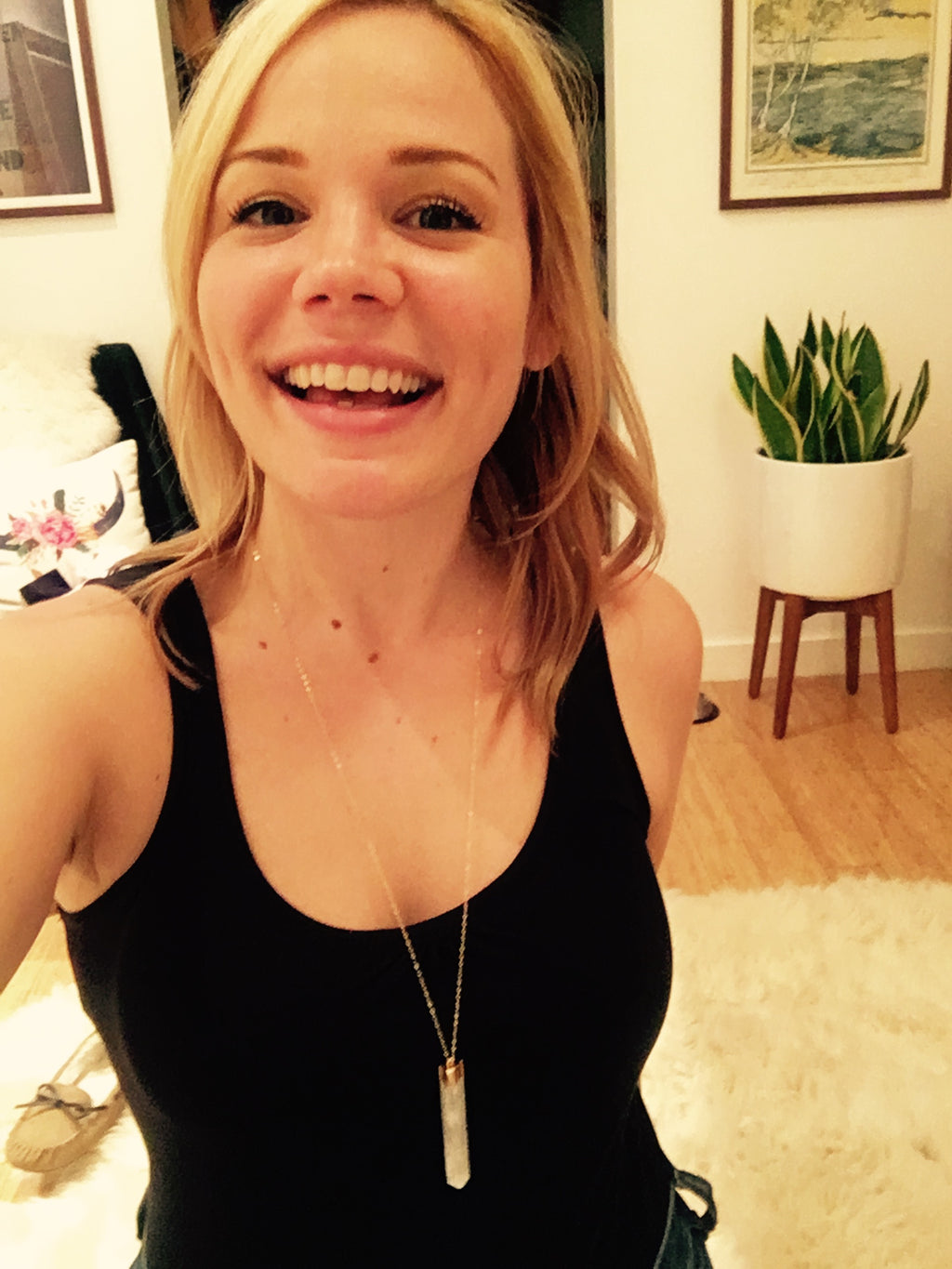 "Can't Deal" - Crystal Wand Necklace - RobynRhodes