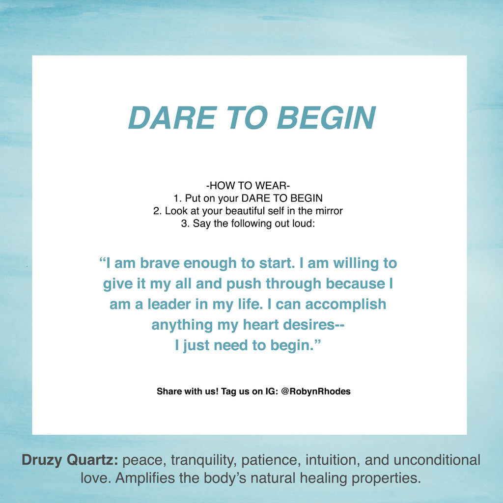 DARE TO BEGIN - RobynRhodes