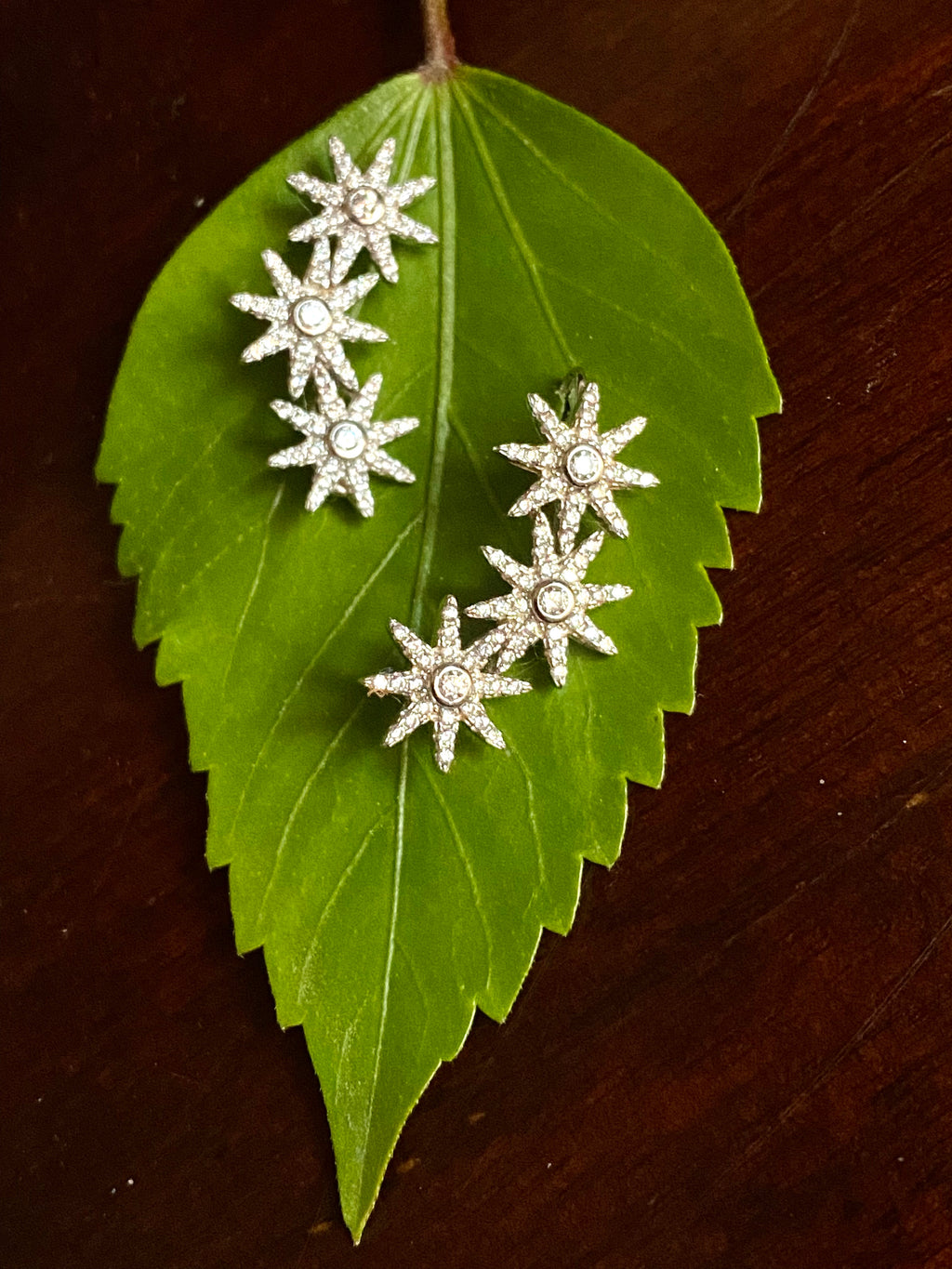 Starburst flower ear crawlers - RobynRhodes