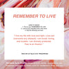REMEMBER TO LIVE - RobynRhodes